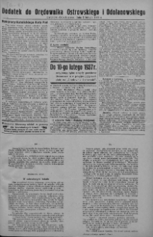 Dodatek do Orędownika Ostrowskiego i Odolanowskiego 1937.02.02