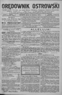 Orędownik Ostrowski: pismo na powiat Ostrowski oraz miast Ostrowa, Odolanowa, Sulmierzyc, Raszkowa i Skalmierzyc 1933.04.14 R.82 Nr30