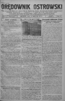 Orędownik Ostrowski: pismo na powiat ostrowski i miasto Ostrów, Odolanów, Mikstat, Sulmierzyce, Raszków i Skalmierzyce 1938.04.27 R.87 Nr50