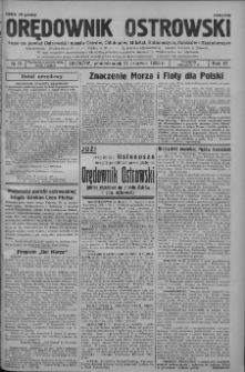Orędownik Ostrowski: pismo na powiat ostrowski i miasto Ostrów, Odolanów, Mikstat, Sulmierzyce, Raszków i Skalmierzyce 1938.06.27 R.87 Nr76