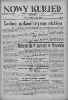 Nowy Kurjer: Dziennik poświęcony sprawom politycznym i społecznym 1939.01.06 R>50 Nr5