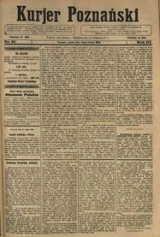 Kurier Poznański 1908.02.21 R.3 nr 43