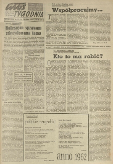 Głos Tygodnia. Dodatek Głosu Wielkopolskiego. 1962.09.30 R.2 nr51