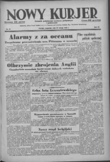 Nowy Kurjer: dziennik poświęcony sprawom politycznym i społecznym 1939.02.23 R.50 Nr44