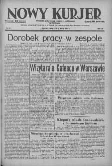 Nowy Kurjer: dziennik poświęcony sprawom politycznym i społecznym 1939.03.03 R.50 Nr51