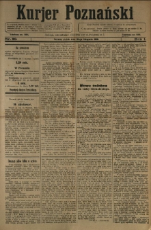 Kurier Poznański 1906.11.30 R.1 nr 60