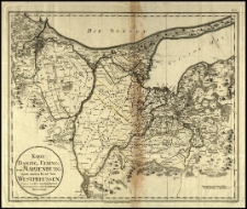 Karte von Danzig, Elbing und Marienburg oder erstes Blat von Westpreussen
