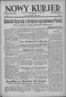 Nowy Kurjer: dziennik poświęcony sprawom politycznym i społecznym 1939.05.17 R.50 Nr113