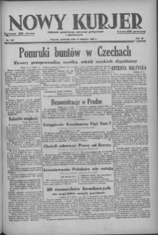Nowy Kurjer: dziennik poświęcony sprawom politycznym i społecznym 1939.06.11 R.50 Nr132