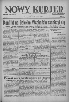 Nowy Kurjer: dziennik poświęcony sprawom politycznym i społecznym 1939.06.24 R.50 Nr143