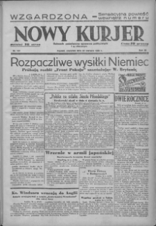 Nowy Kurjer: dziennik poświęcony sprawom politycznym i społecznym 1939.06.29 R.50 Nr147