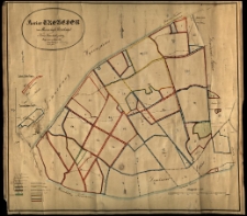 Revier Trebchen zur Herrschaft Storchnest, Kreis Fraustadt gehörig. plan lasów. Aufgenommen im August 1883 1851 durch Cramer