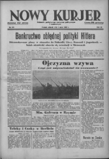 Nowy Kurjer: dziennik poświęcony sprawom politycznym i społecznym 1939.05.02 R.50 Nr101