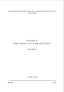 Poradnik Bibliograficzno-Metodyczny 2020 z.3