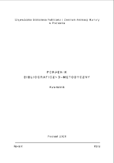 Poradnik Bibliograficzno-Metodyczny 2021 z.1
