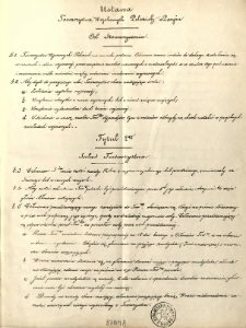 Ustawa Towarzystwa Wojskowych Polskich w Paryżu.