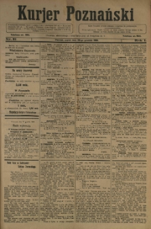 Kurier Poznański 1906.12.28 R.1 nr 81