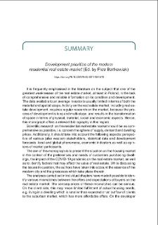 Development priorities of the modern residential real estate market: summary