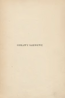 Oprawy sakwowe: przyczynek do historii introligatorstwa u schyłku wieków średnich