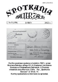 Spotkania Świrzan Nr 158