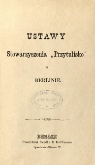 Ustawy Stowarzyszenia "Przytulisko" w Berlinie