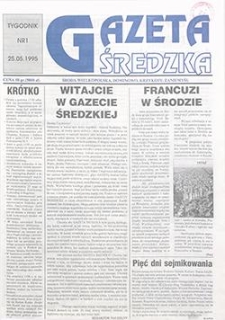 Gazeta Średzka 1995.05.25 Nr1
