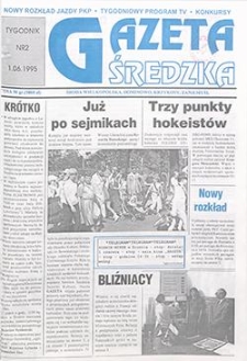 Gazeta Średzka 1995.06.01 Nr2