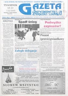 Gazeta Średzka 1995.12.07 Nr29
