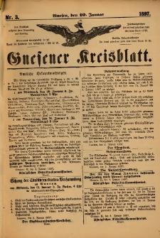 Gnesener Kreisblatt. 1897.01.10 Nr3