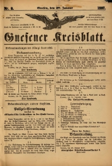 Gnesener Kreisblatt. 1897.01.28 Nr8