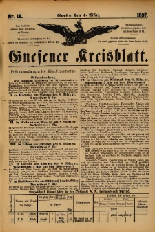 Gnesener Kreisblatt. 1897.03.04 Nr18