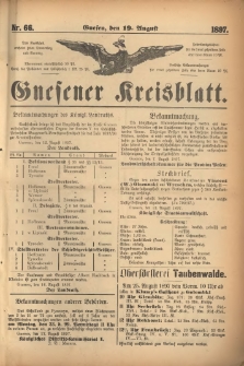 Gnesener Kreisblatt. 1897.08.19 Nr66