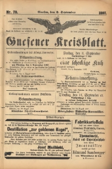 Gnesener Kreisblatt. 1897.09.02 Nr70