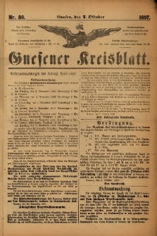 Gnesener Kreisblatt. 1897.10.07 Nr80