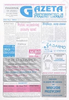 Gazeta Średzka 1996.06.27 Nr25(56)