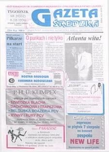 Gazeta Średzka 1996.08.08 Nr31(62)