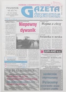 Gazeta Średzka 1996.10.31 Nr43(74)