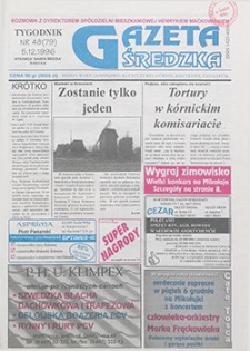 Gazeta Średzka 1996.12.05 Nr48(79)