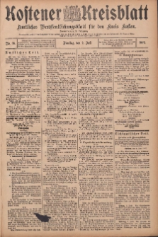 Kostener Kreisblatt: amtliches Veröffentlichungsblatt für den Kreis Kosten 1907.07.02 Jg.42 Nr79