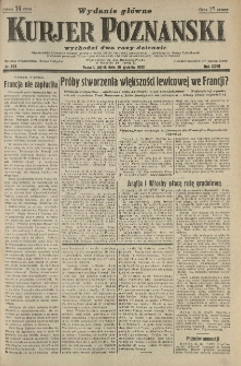 Kurier Poznański 1932.12.16 R.27 nr 574