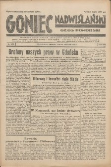 Goniec Nadwiślański: Głos Pomorski: Niezależne pismo poranne, poświęcone sprawom stanu średniego 1932.06.21 R.8 Nr140