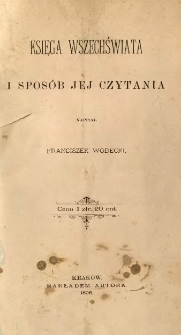 Księga wszechświata i sposób jej czytania