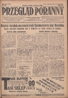 Przegląd Poranny: pismo niezależne i bezpartyjne 1926.03.17 R.6 Nr62