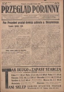 Przegląd Poranny: pismo niezależne i bezpartyjne 1926.05.06 R.6 Nr102