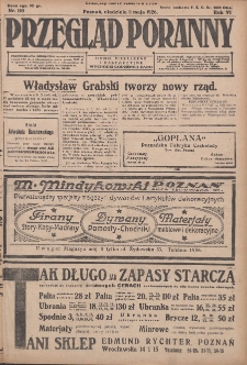 Przegląd Poranny: pismo niezależne i bezpartyjne 1926.05.09 R.6 Nr105