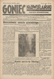 Goniec Nadwiślański: Głos Pomorski: Niezależne pismo poranne, poświęcone sprawom stanu średniego 1932.07.21 R.8 Nr165