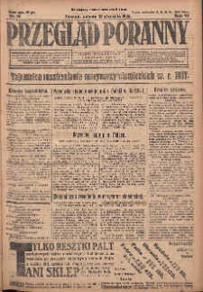 Przegląd Poranny: pismo niezależne i bezpartyjne 1926.01.23 R.6 Nr18