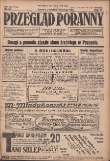 Przegląd Poranny: pismo niezależne i bezpartyjne 1926.02.21 R.6 Nr42