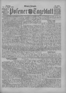 Posener Tageblatt 1896.08.14 Jg.35 Nr379