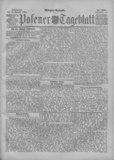 Posener Tageblatt 1896.08.26 Jg.35 Nr399